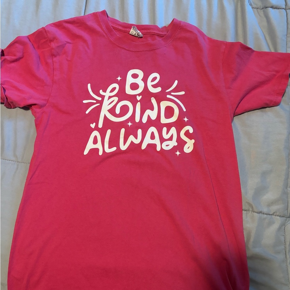 Pink Graphic Tee - Be Kind Always
